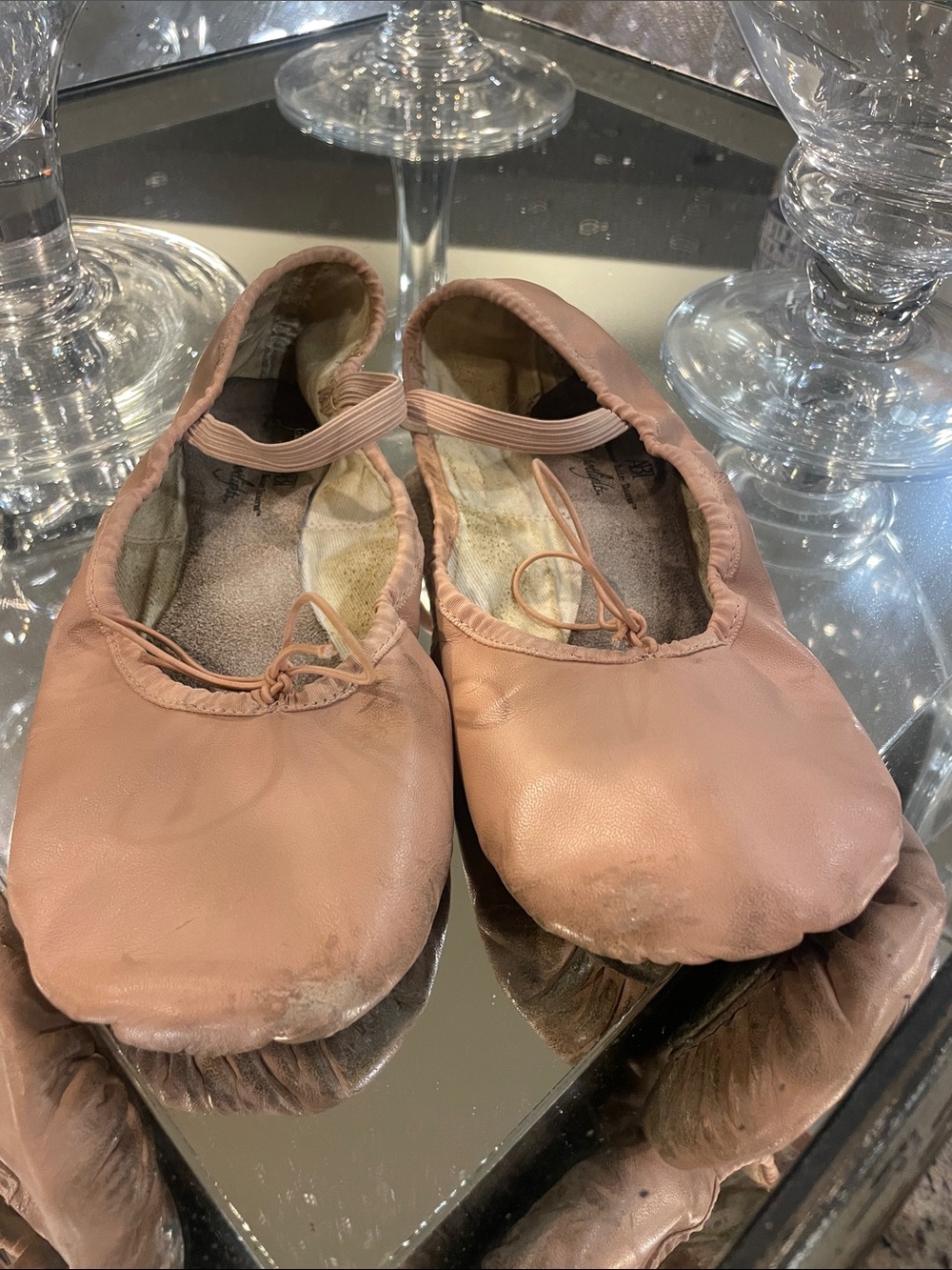 Girl Ballet Flats in Dusty Rose